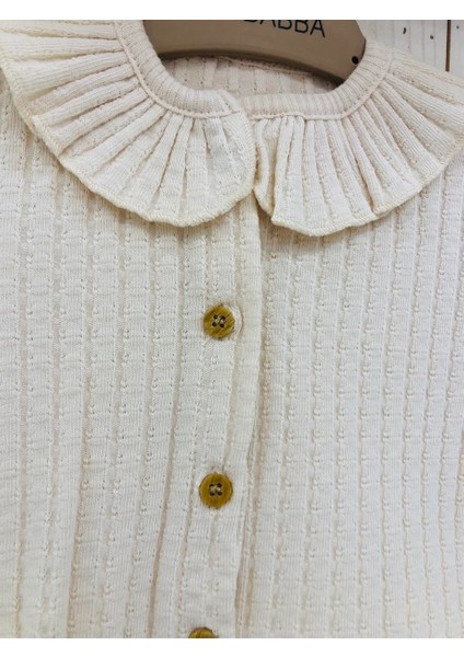 Yakalı Önden Düğmeli Uzun Kollu Bebek 2'li Kaşkorse Takım fiyatları