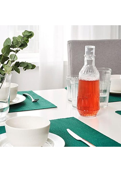 Cam Sürahi Su Şisesi Karaf Sallskaplig Şişe 1 Lt