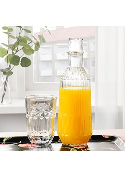 Cam Sürahi Su Şisesi Karaf Sallskaplig Şişe 1 Lt fiyatları