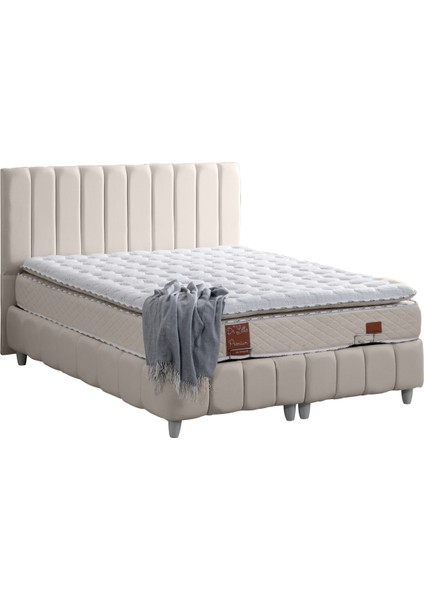 Narva İkili Set Tek Kişilik Baza Başlık Seti - Krem fiyatları