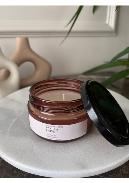 Vanilla Latte Amber Kavanoz Mum fiyatları