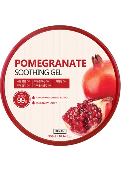 PEKAH Nar Özlü Hassasiyet Karşıtı Besleyici & Nemlendirici Jel 300ml Pomegranate Soothing Gel