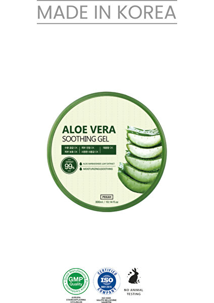 PEKAH Aloe Vera İçeren Hassasiyet Karşıtı Yoğun Nemlendirici Jel 300ml Aloe Vera Soothing Gel