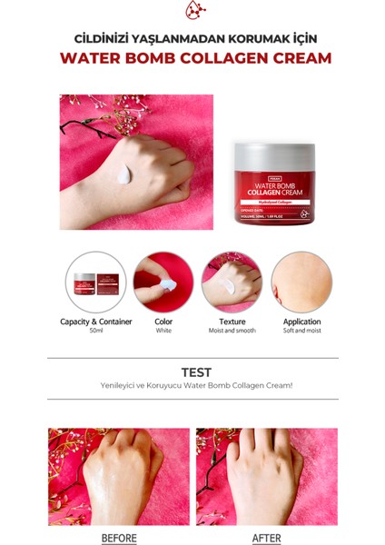 Cilt Bariyeri 3X Nemlendirici Water Bomb Collagen Cream