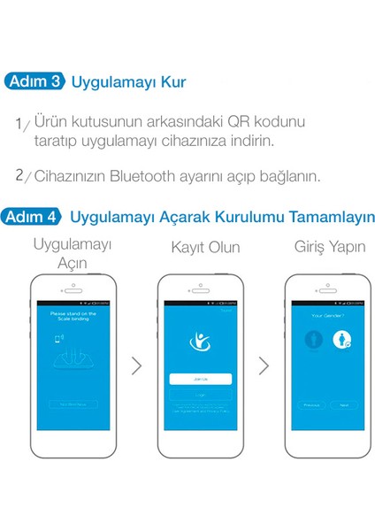 Hassas Mekanik Dijital Diyetisyen Yağ Ölçer Banyo Vücut Analiz Akıllı Bluetooth Tartı Baskül