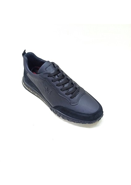 Siyah Deri Erkek Sneaker Ayakkabı fiyatları