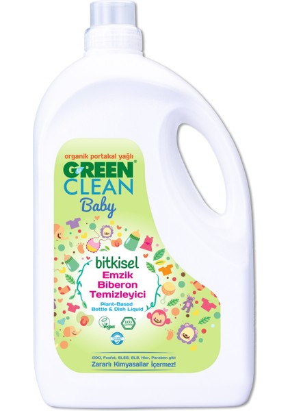 Green Clean Baby Bitkisel Emzik Biberon Temizleyici 2750ML