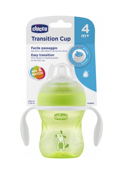 Yumuşak Uçlu Geçiş Bardağı 4+ Ay Unisex 200ML