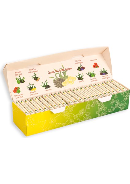 Bardak Poşet Limonlu Yeşil Çay 25 Adet