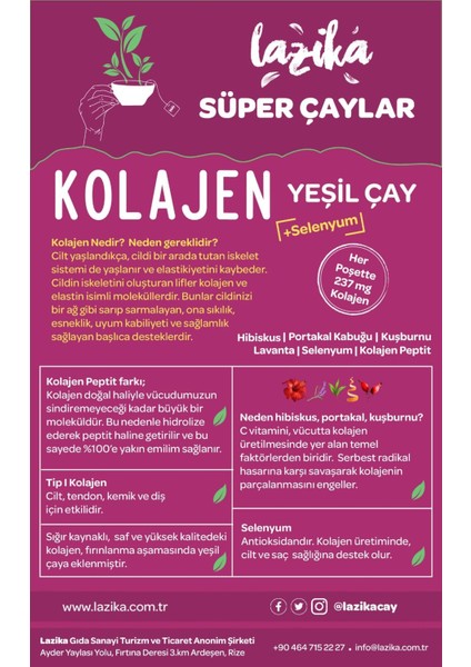 Kolajenli Yeşil Çay