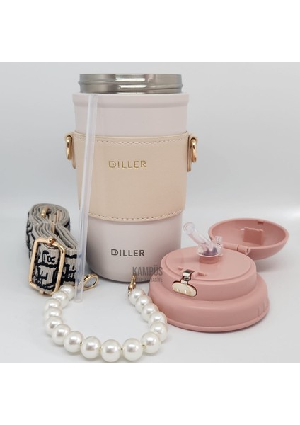 8990 580ML Pembe Taşıma Askılı Yeni Seri Termos fırsatları