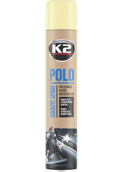 K2 PRO K2 Polo Cockpit Plastik Vinil Ahşap Koruyucu Cila 750ML