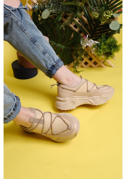 Uliana Bağcık Detaylı Kalın Taban Air Kadın Sneaker