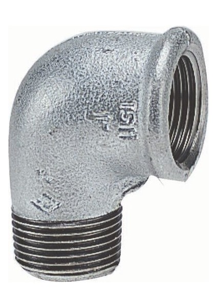 Ons 1/2 Galvaniz Kuyruklu Dirsek 10'lu