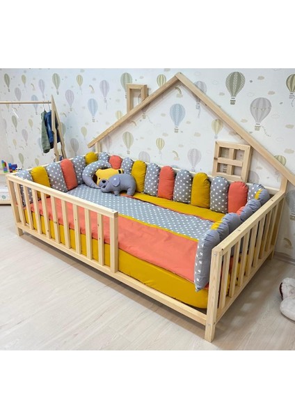 Markaawm Ahşap Karyola Montessori Çocuk Yatak Yeliz