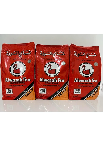 Alwazah Tea Swan Brand Pure Ceylon Dökme Çay 3 x 400 gr