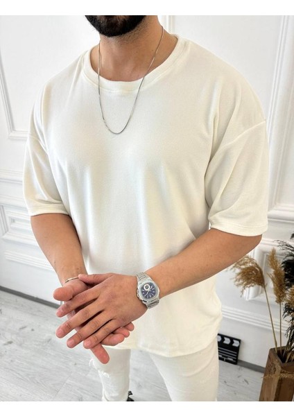 T-Shirt Oversize Tişört Bol Kesim Kadife Tişört fiyatları