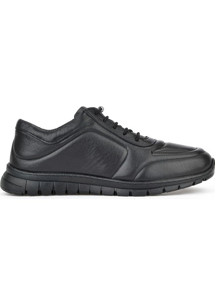 Ziya, Kadın Hakiki Deri Sneaker 131992 SP200 Siyah