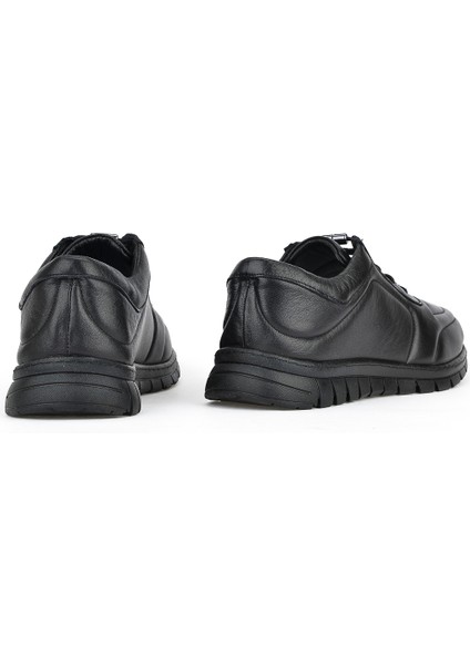 Ziya, Kadın Hakiki Deri Sneaker 131992 SP200 Siyah