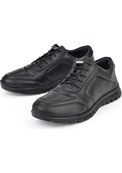 Ziya, Kadın Hakiki Deri Sneaker 131992 SP200 Siyah