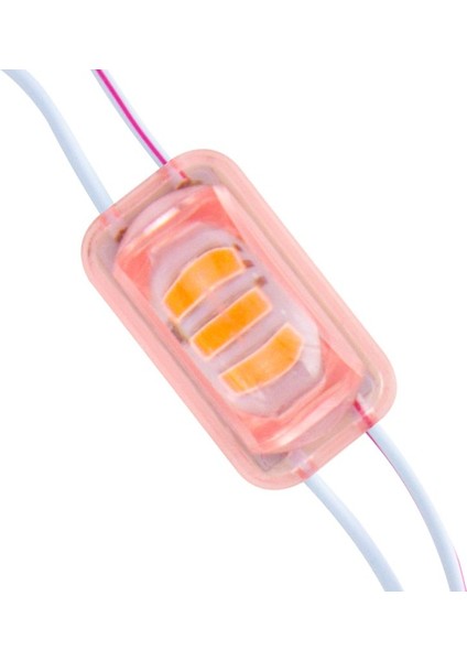 Modül LED 12V 1.5W Pembe 2835 85 x 73MM IP65 240-260LM 180 Derece (20 Adet)