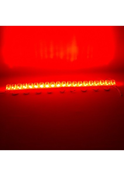 Modül LED 12V 1.5W Kırmızı 2835 85 x 73MM IP65 240-260LM 180 Derece (20 Adet)