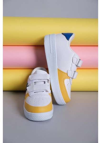 Ezra Air Unisex Çocuk Sneaker Ayakkabı 28 Numara Kalın Taban ve Bantlı Tasarım modelleri