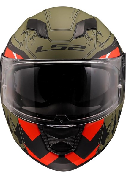 Stream Evo Max Mat Mılıtary Yeşil-Kırmızı Kask modelleri