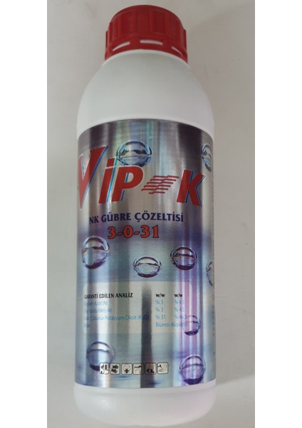 Vip-K 3.0.31 Sıvı Potasyumlu Gübre Çözeltisi 1lt