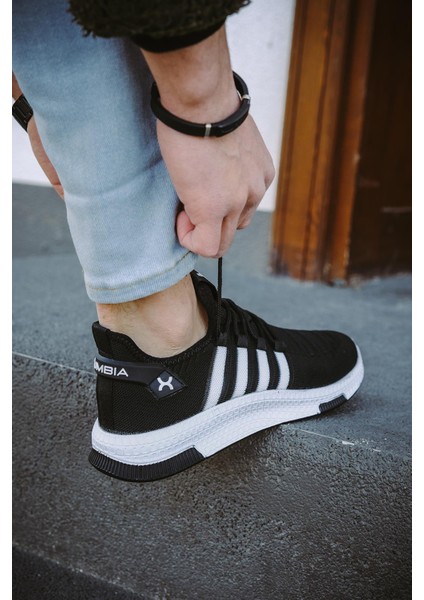 Cbm 4025 Şeritli Hafif Günlük Yürüyüş Koşu Fileli Erkek Sneaker