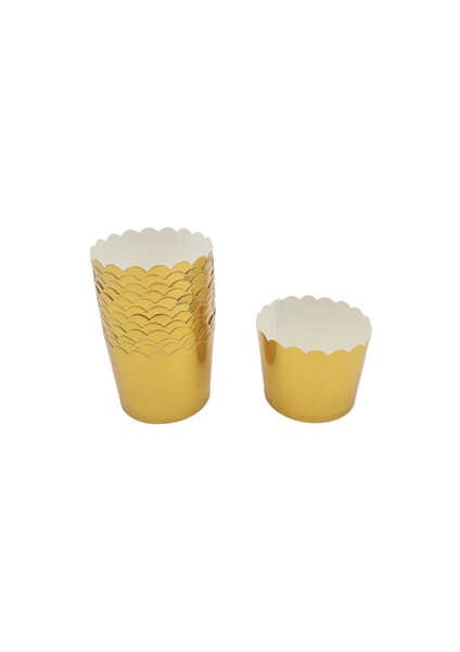 Muffin Kağıdı GOLD 25li Muffin Kalıbı 25li (ÇAP7H4 CM)