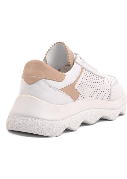 2314004 Beyaz Içi Dışı Hakiki Deri Kadın Sneaker fırsatları