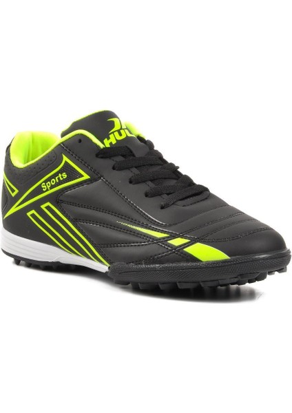Hulk 125 Siyah-Neon Sarı Erkek Halı Saha Ayakkabısı