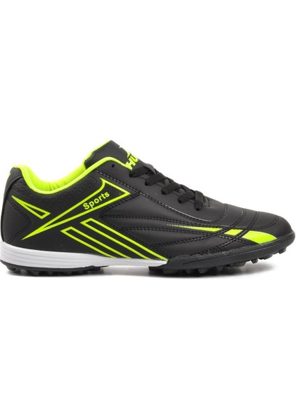 Hulk 125 Siyah-Neon Sarı Erkek Halı Saha Ayakkabısı