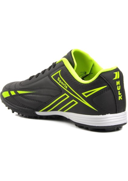 Hulk 125 Siyah-Neon Sarı Erkek Halı Saha Ayakkabısı