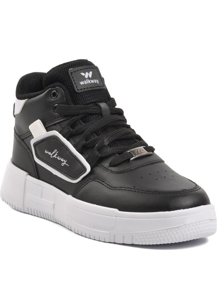 Nefertiti Siyah-Beyaz Hi Sneaker