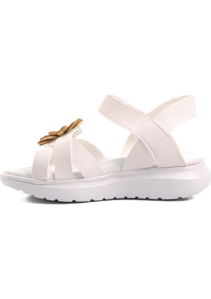 Şng 8010-P Beyaz Kız Çocuk Sandalet modelleri