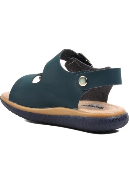 Ayakmod Şng 1530-P Lacivert Nubuk Erkek Çocuk Sandalet