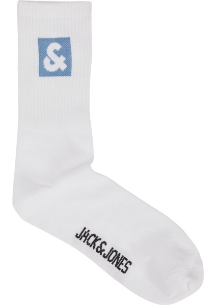 Jaclı Logo Tennıs Sock Mavi Erkek Çorap 12234438-Silve