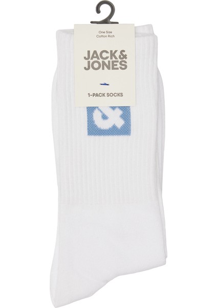 Jaclı Logo Tennıs Sock Mavi Erkek Çorap 12234438-Silve