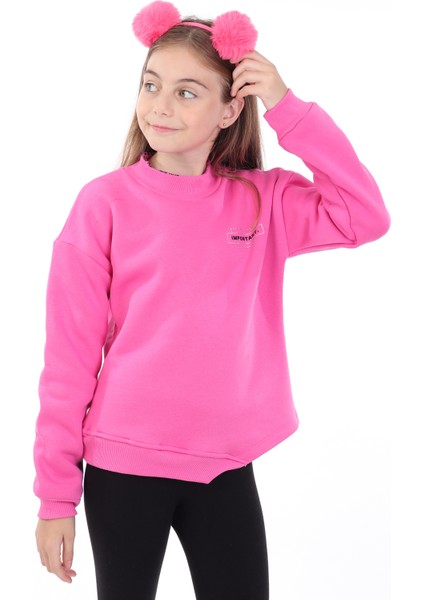 Toontoy Kids Kız Çocuk Baskılı Sweatshirt