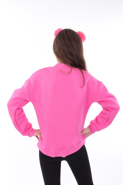 Toontoy Kids Kız Çocuk Baskılı Sweatshirt