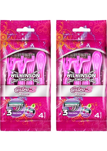 Wilkinson Sword Ekstra 3 Beauty 2'li Poşet