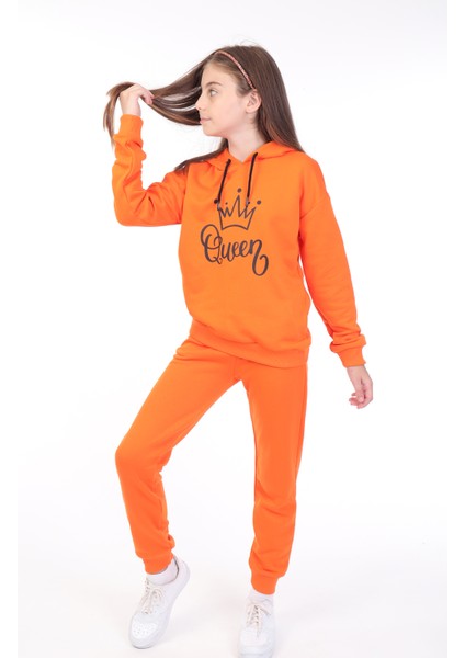 Toontoy Kız Çocuk Baskılı Eşofman Takım