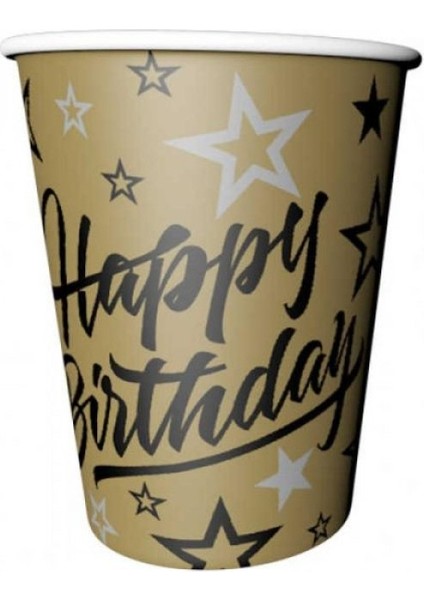Happy Birthday Yıldızlı Bardak