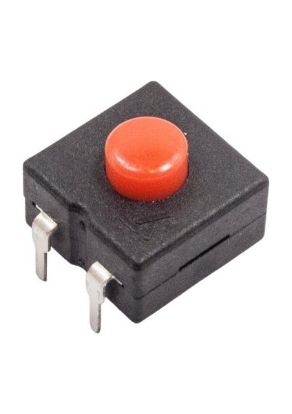 213BS 12X12X9.5MM Kırmızı On-Off-On El Feneri Anahtarı