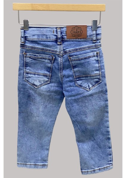 Mojo Erkek Çocuk 1-13 Yaş Slim Ft Taşlamalı Kot Pantolon Açık Mavi fiyatları