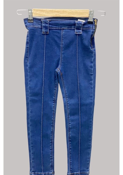 Mojo Kız Çocuk Strech Kot Pantolon 317576 Lacivert