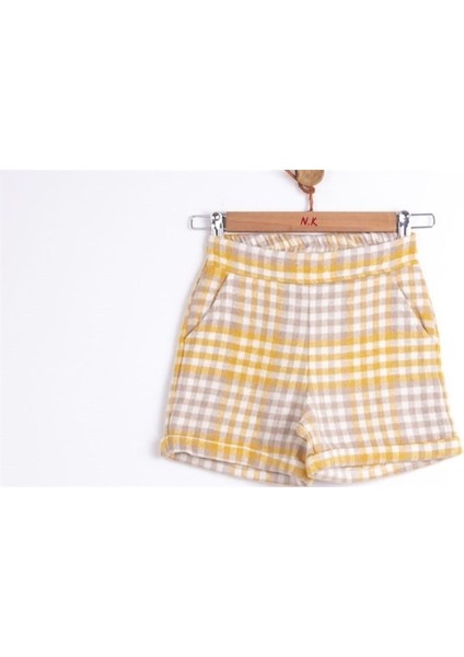 Kız Çocuk Kışlık Ekose Şort modelleri