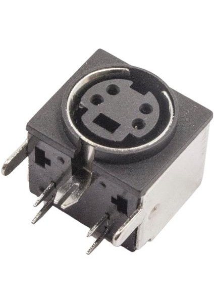 4 Pin Dişi Mini Dın Konnektör - Pcb Tipi